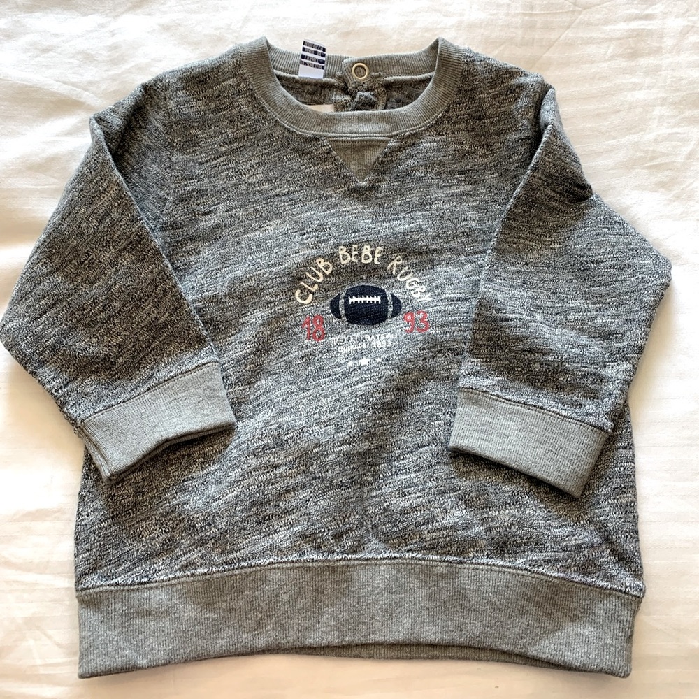 Petit Bateau kids long-sleeved cotton shirt